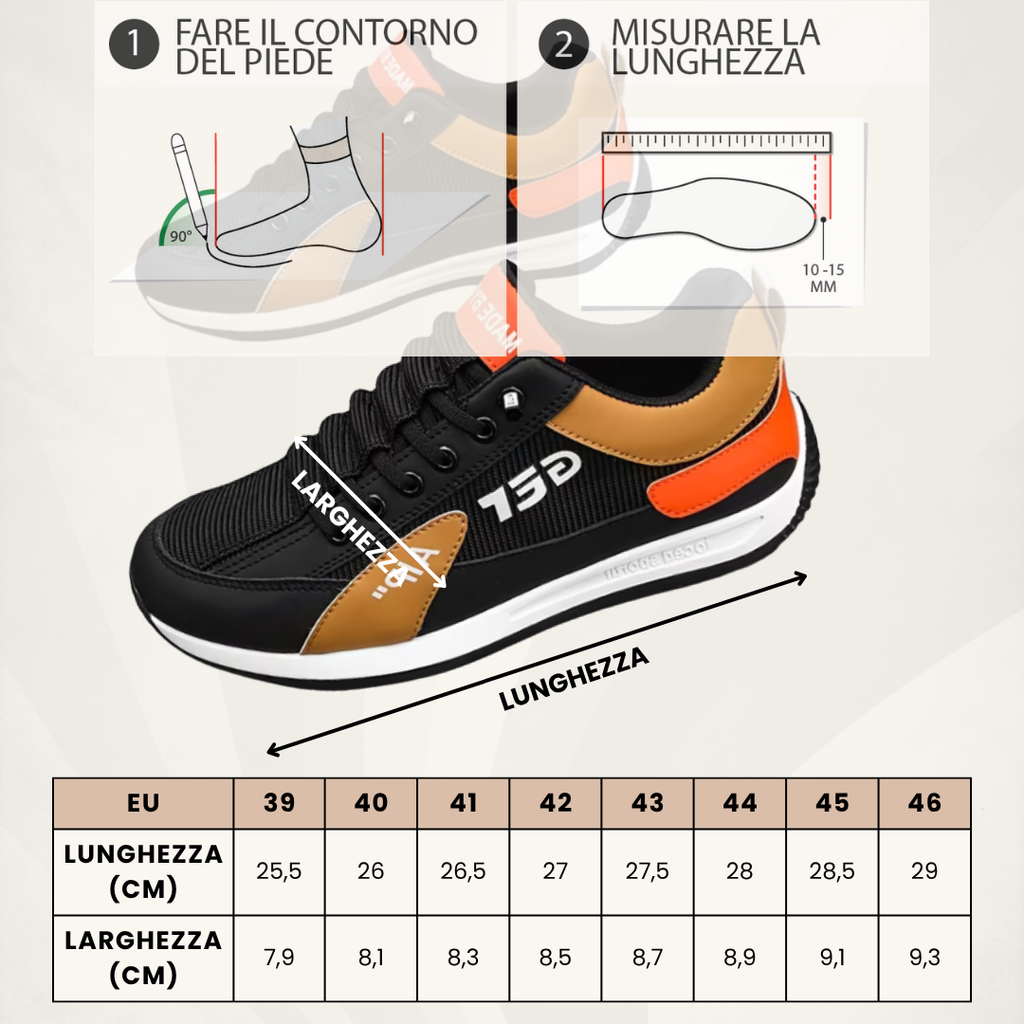 STRAVIO™ - COMODE SCARPE DA UOMO PER TUTTI I GIORNI, CON LACCI ELASTICI